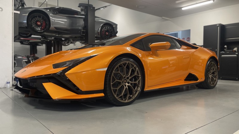 Detailing Lamborghini Huracan Tecnica - Esthetique Automobile de Cannes à Monaco.